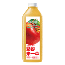 再降价、plus会员：味全 每日C苹果汁  100%果汁1600ml*4瓶