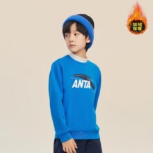 补贴购：ANTA 安踏 儿童亲肤加绒保暖卫衣