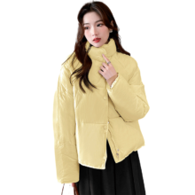 真维斯 立领面包服棉衣外套 女