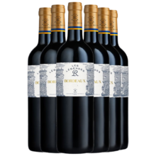 京东百亿补贴、plus会员、再降价:拉菲（LAFITE）传奇波尔多 赤霞珠 干红葡萄酒 750ml*6瓶 进口红酒