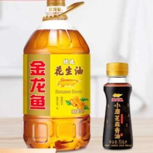 金龙鱼 优选花生油物理压榨 5L+70mI香油
