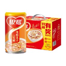 88VIP: 银鹭 桂圆莲子八宝粥 360g×12罐