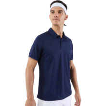 迪卡侬（DECATHLON）Polo衫男女运动T恤夏翻领男短袖宽松半袖公司工服 男款-藏青 S