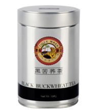 虎标中国香港品牌 养生茶 四川大凉山全胚芽全颗粒黑苦荞茶398g/罐装