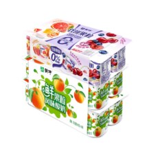 7日10点开始、百亿补贴万人团：蒙牛双拼0蔗糖西柚蓝莓风味酸奶*8杯+鲜果粒黄桃风味圆周杯*16杯
