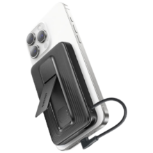 plus、需首购：ANKER zolo 安克 磁吸无线充电宝 30W快充自带线支架 10000毫安 黑
