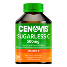 萃益维（CENOVIS）维生素C咀嚼片无糖高含量VC青少年成人高天然橙子味300片海外进口