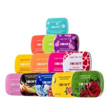IMINT无糖薄荷糖口气清新持久型健康接吻亲嘴润喉糖果零食口香糖