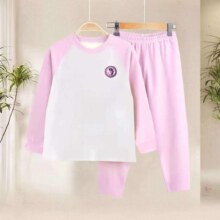 plus会员：小马宝莉 女童绒面保暖内衣套装