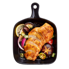 优形（ishape）低温 即食沙拉鸡胸肉 低脂高蛋白轻食主食健身减代餐零食鸡排 辣椒炒肉味*3袋300g