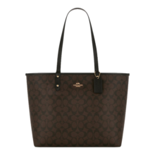 蔻驰（COACH）【品牌直供】女士City 33大号单肩托特包子母包PVC配皮36658IMAA8