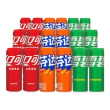 可口可乐 330ml*18罐 汽水碳酸饮料