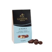 PLUS会员、首单礼金：歌帝梵（GODIVA）椰子脆夹心植物基坚果巧克力豆50g *2件