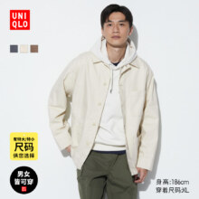 优衣库 休闲棉质茄克