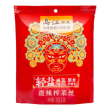 plus会员:乌江榨菜 下饭菜 微辣榨菜丝 30g*10袋 （量贩装）