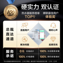 史密斯（A.O.SMITH）佳尼特80升电热水器 国家补贴 超薄双胆扁桶 金圭特护系统 双棒双3kW速热 CTE-80HT1