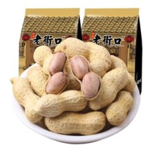 老街口花生蒜香奶香带壳炒花生米瓜子多味下酒菜坚果炒货零食小吃