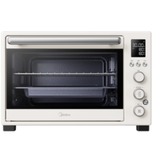 美的（Midea）遇见系列Q10/Q20 家用多功能电烤箱 大容量/独立控温/搪瓷内胆/热风循环 PT4012W 40L