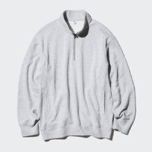UNIQLO 优衣库 男士宽松半拉链卫衣 UQ475381000