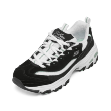 斯凯奇（Skechers）圣诞礼物女鞋冬季保暖熊猫鞋复古老爹鞋厚底增高休闲运动鞋11959