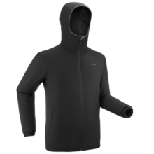 迪卡侬（DECATHLON）户外运动滑雪服男女冬季保暖防水防风成人夹克单板双板棉服外套 男士-黑色雪服 XL