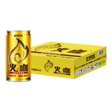 PLUS会员：怡宝 麒麟（KIRIN）火咖 意式香浓咖啡饮料 180ml*24罐装 整箱*5件