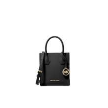 迈克.科尔斯（MICHAEL KORS）圣诞礼物 mk女包Mercer迷你风琴包单肩包黑色35S1GM9T0L BLACK