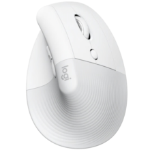 罗技（Logitech）Lift人体工学蓝牙鼠标 无线垂直办公小鼠标 带Logi Bolt接收器 商用版 白色
