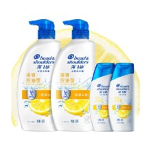 10点、再降价、需入会、88vip：海飞丝洗发水500g×2瓶+80g×2瓶