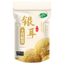 十月稻田 银耳糯耳200g 丑耳白木耳 易煮易糯