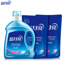限移动端、京东百亿补贴：Bluemoon 蓝月亮 亮白增艳洗衣液 1.95kg瓶+500g*2袋 薰衣草香