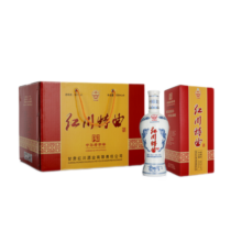 红川52度红川特曲青瓷500ml*6瓶 国庆礼品白酒整箱甘肃特产京D仓发货 52度 500mL 6瓶 整箱装