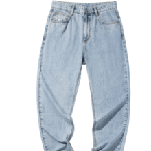 Semir 森马 水洗直筒牛仔裤男 103323124107A
