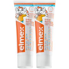 plus：ELMEX艾美适 宝宝儿童牙膏0~6岁  50ml*2支