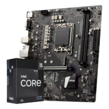 PLUS：MSI 微星 12代I5 CPU主板套装 H610M BOMBER DDR4 I5 12490F