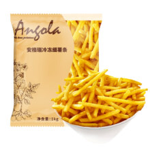 PLUS会员、需凑单：安格瑞 Angola 冷冻1/4细薯条 1kg*6件