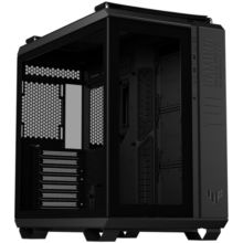 华硕TUF GAMING GT502 弹药库机箱 双仓设计/免工具拆卸/黑色海景房/创新散热/GPU支架