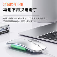 Silicon Power 广颖电通 无线鼠标蓝牙静音充电ipad男女办公适用苹果小米联想戴尔华为电脑