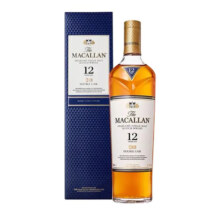 京东百亿补贴：Macallan 麦卡伦 12年 蓝钻双桶 单一麦芽威士忌 700ml 礼盒装