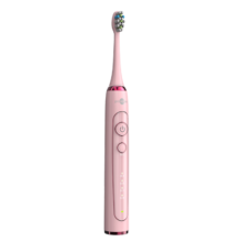 博皓（prooral）声波电动牙刷 感应充电式 自动牙刷成人 情侣款 生日礼物 礼盒装 T31 高频振动|感应充电|粉翎羽