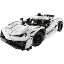 PLUS会员、京东百亿补贴：LEGO 乐高 Technic科技系列 42184 科尼赛克 Jesko Absolut 白色超跑