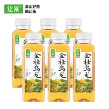 让茶 无糖金桂乌龙茶饮料310ml*6瓶装