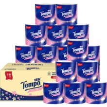 88VIP：Tempo 得宝 樱花系列 有芯卷纸 4层*160g*16卷