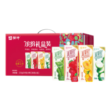 蒙牛真果粒牛奶饮品（草莓+芦荟+椰果+桃果粒）250g*24盒