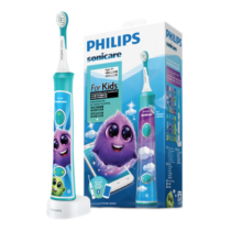 飞利浦（PHILIPS）儿童电动牙刷 小王子款 蓝牙版声波震动牙刷(带刷头*2)2档力度 儿童生日礼物