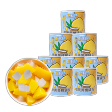 PLUS会员：味品堂 椰果黄桃罐头 200g*8罐