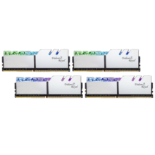 G.SKILL芝奇（G.SKILL）64GB(16Gx4)套装 3600频率 DDR4 台式机内存条/皇家戟RGB灯条(花耀银)