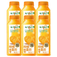 PLUS会员：味全 每日C橙汁 柑橘汁 300ml*6瓶 *4件