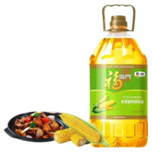 福临门 玉米 清香食用调和油 5L/桶 转基因食用油