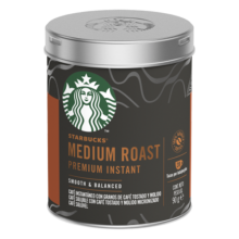 星巴克（Starbucks） 黑咖啡0蔗糖低脂精品速溶咖啡特选研磨中度烘焙深度烘焙特享 速溶罐装*40杯+雀巢伴侣奶球50颗